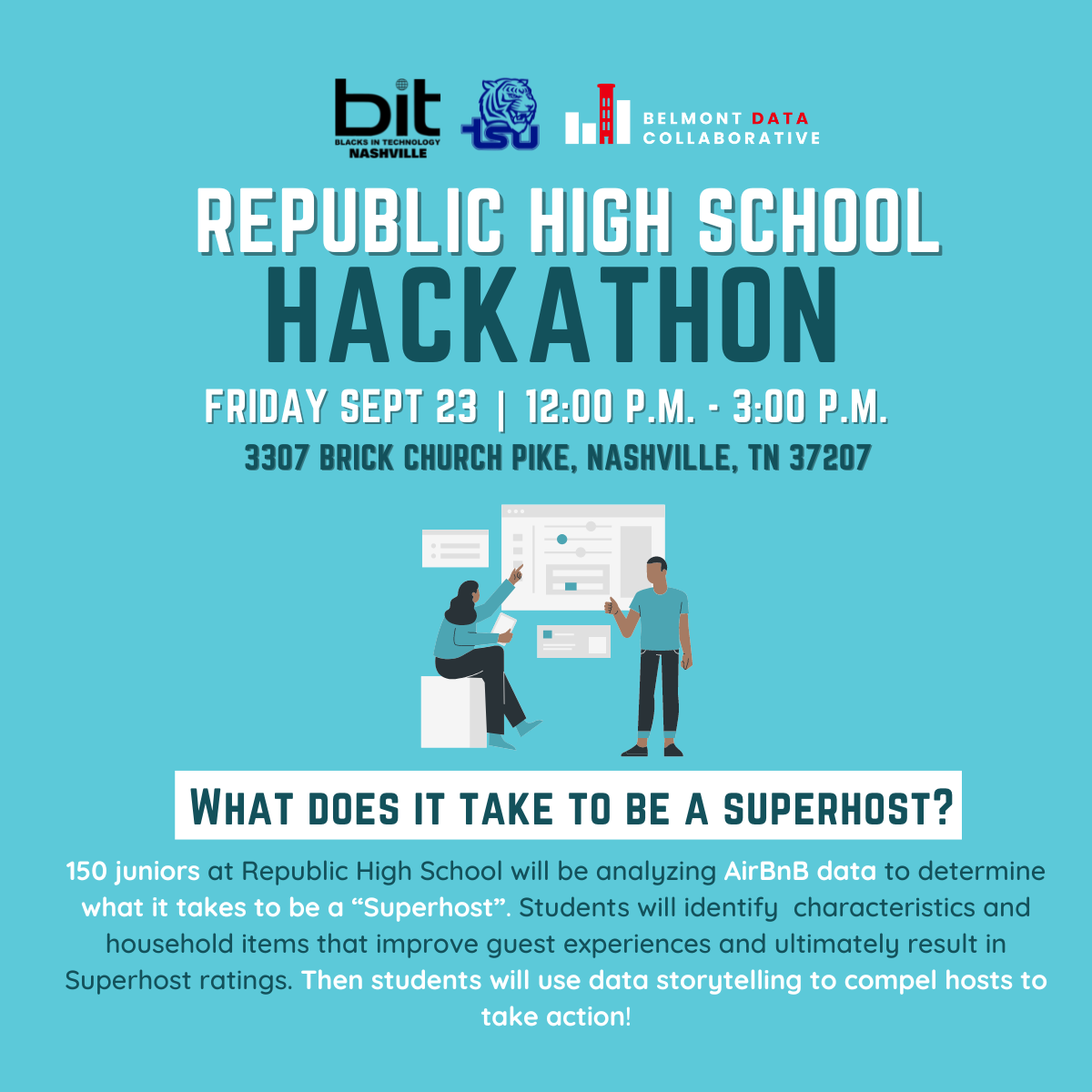 Blacks in Technology, Belmont and TSU partner on high school hackathon ...